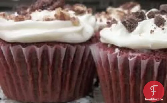 Cupcakes Din Catifea Roșie