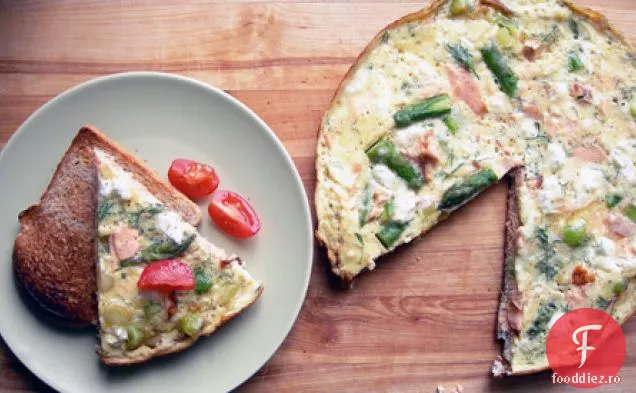 Frittata De Somon, Sparanghel Și Mărar