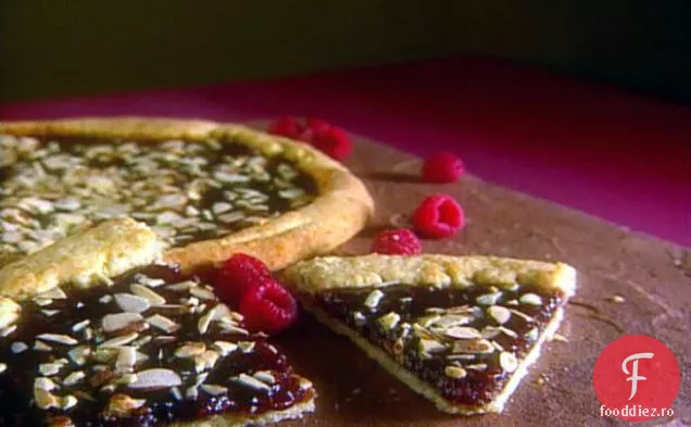 Crostata cu gem de zmeură