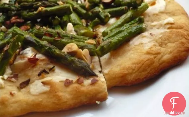 Sparanghel, Brânză De Capră Și Pizza Portocalie