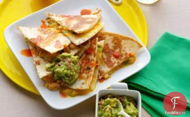 Quesadillas Cu Creveți Super-Rapizi Și Chili Verzi