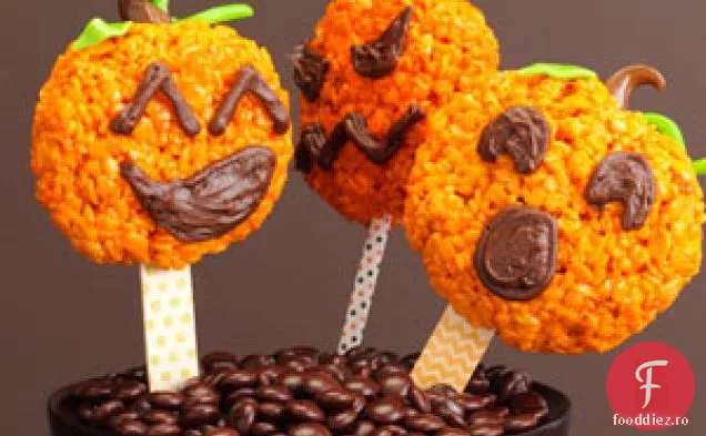 Jack-O ' - Lantern Pops