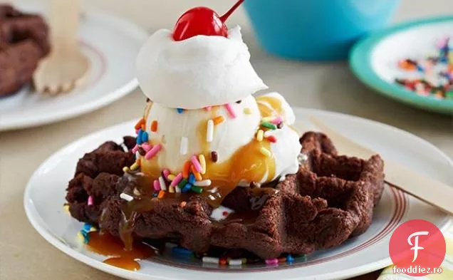 Sundae Cu Brownie Waffled