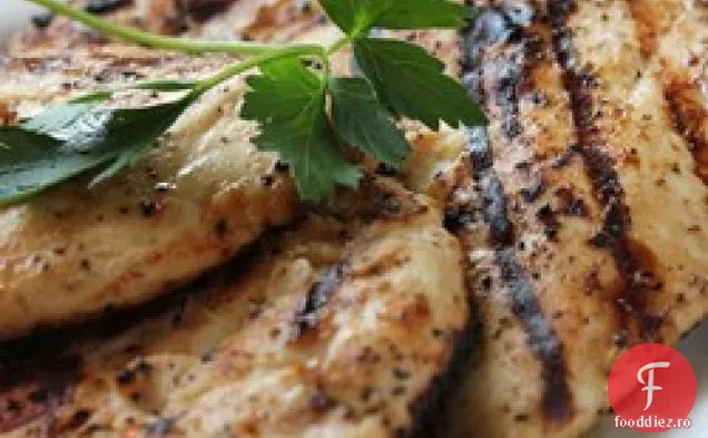 Pui marinat la grătar II