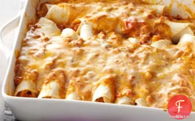 Enchiladas De Pui Cremoase Simple