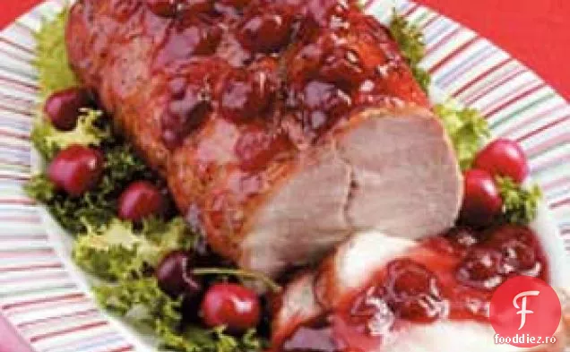 Carne De Porc Prăjită Cu Glazură De Cireșe
