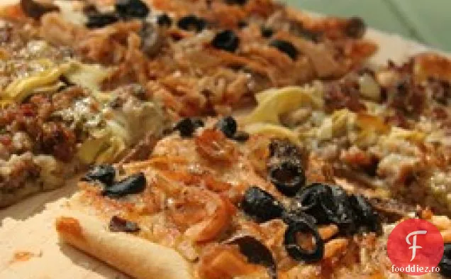 Pătrate De Pizza Cu Legume