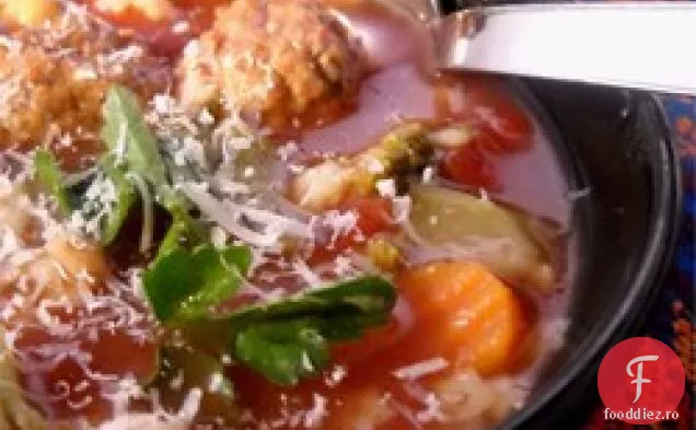 Supă Italiană Consistentă De Chiftele