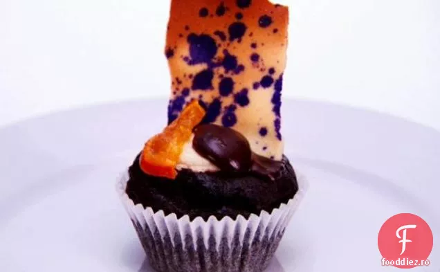 Cupcakes Cu Cannoli Cu Mandarină De Ciocolată