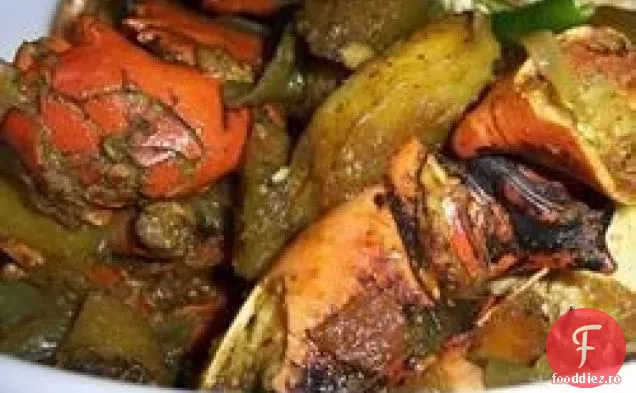 Curry De Crab Picant-Stil Bangla