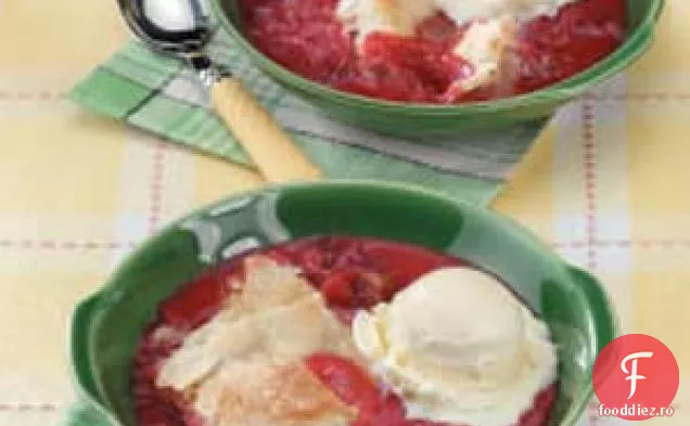 Cobbler De Căpșuni Cu Rubarbă