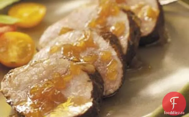 Carne de porc picantă cu sos de arțar de ghimbir