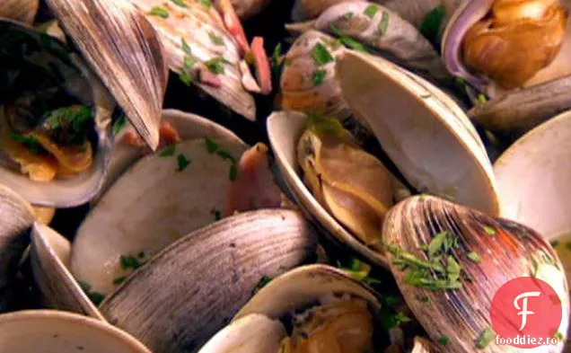Scoici cu Pancetta și Scallions