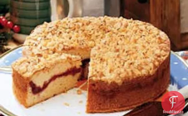Tort De Cafea Cu Crumble De Afine
