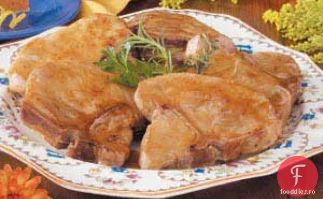 Cotlet De Porc Glazurat Cu Muștar