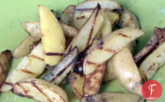 Oțet și sare cartofi la grătar