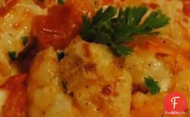 Creveți Scampi și roșii
