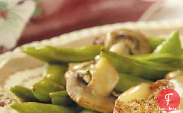 Snap Peas' n ' ciuperci