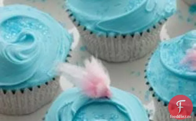 Cupcakes Cu Vată De Zahăr