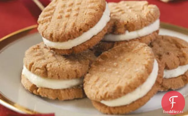 Cookie-Uri Sandwich Cu Cremă De Ghimbir