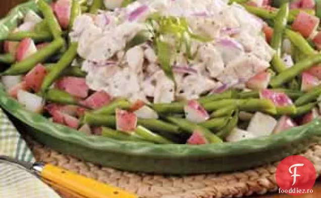Salată De Pui Cu Tarhon Cu Conținut Scăzut De Grăsimi