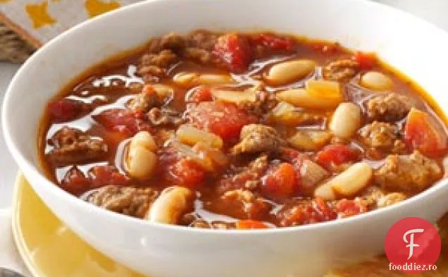 Chili De Curcan Cu Fasole Albă