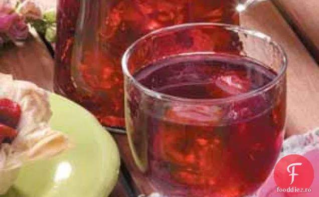 Cran-Ceai Cu Gheață De Zmeură