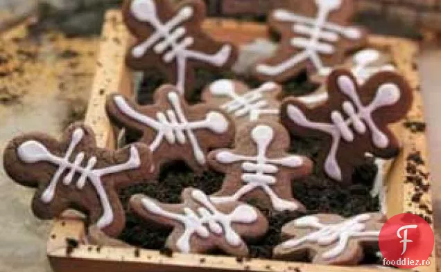 Cookie-Uri Cu Schelet De Ciocolată