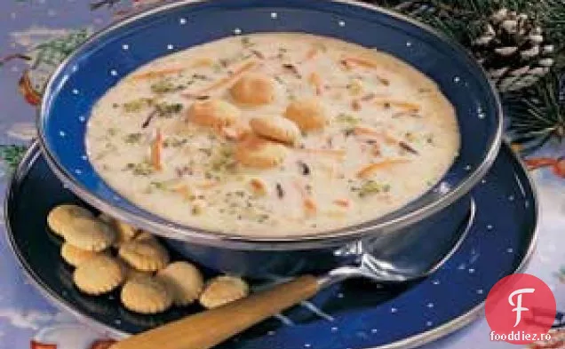 Supă De Orez Sălbatic Cu Broccoli