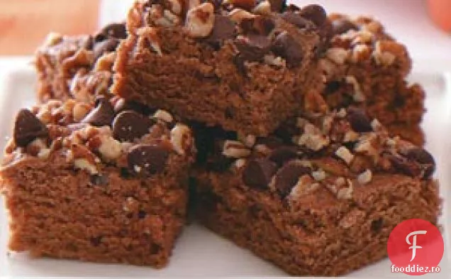 Brownies Cu Sos De Mere