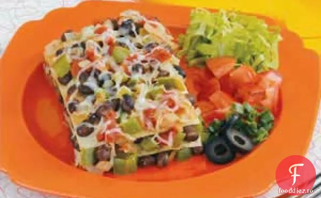 Caserola De Tortilla Cu Fasole Neagră