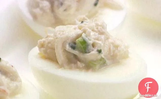 Ouă devilate cu Crab