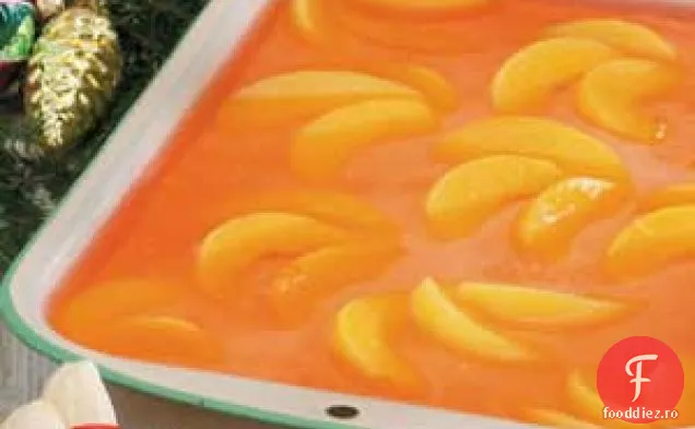 Desert cu gelatină Peaches 'n' Cream