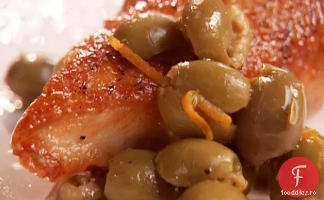 Piept de pui cu aromă de semințe de portocale-fenicul-măsline