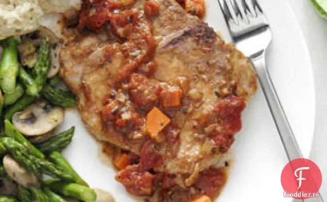 Cotlet De Porc Italian Cu Vârf De Roșii