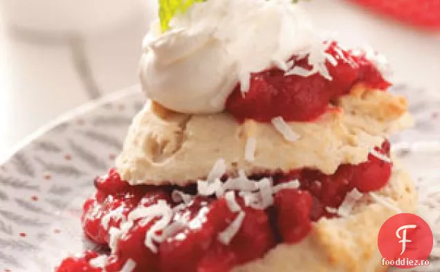 Coconut Cranberry Shortcakes