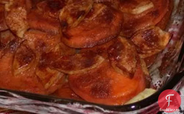 Cartofi dulci și mere