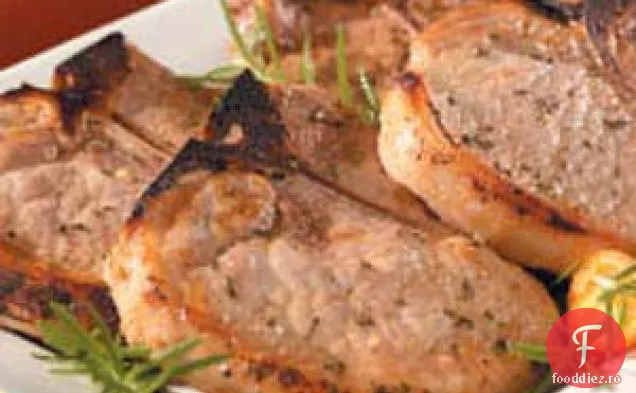 Cotlete De Porc Cu Ierburi Umede