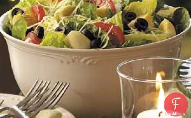 Salată De Romaine Cu Anghinare De Lămâie