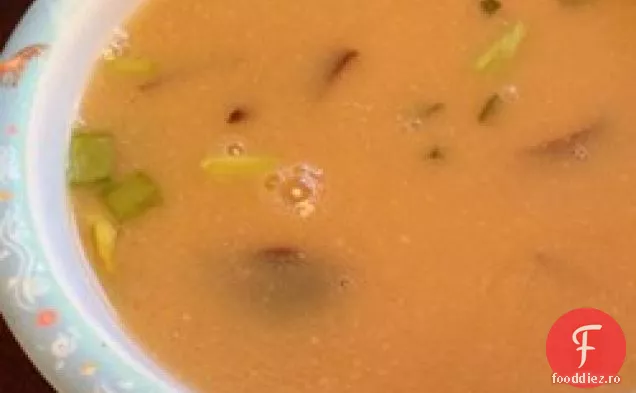Supă Miso cu ciuperci Shiitake