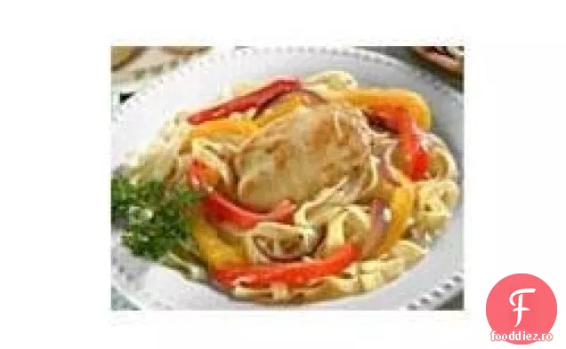 Miere Dijon Fettuccine și pui