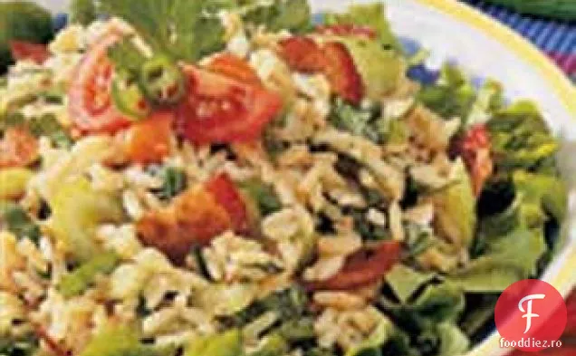 Salată De Orez Cu Spanac