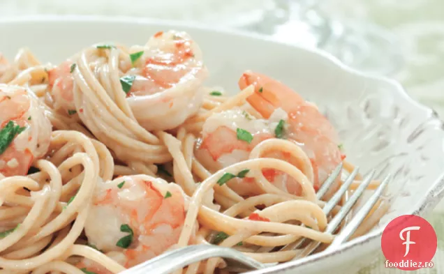 Spaghete Cu Creveți, Lămâie Și Usturoi