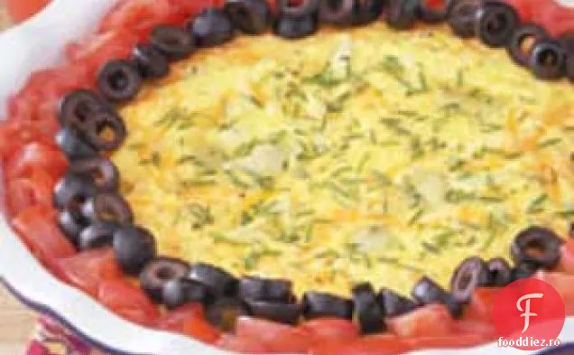 Omletă La Cuptor Cu Brânză De Anghinare