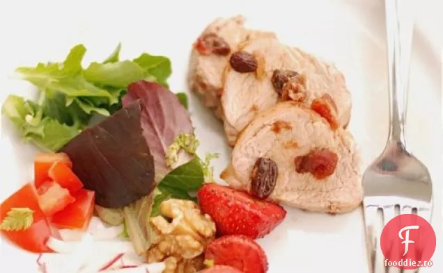 Filet de porc marinat cu bere cu Chutney de usturoi-ghimbir