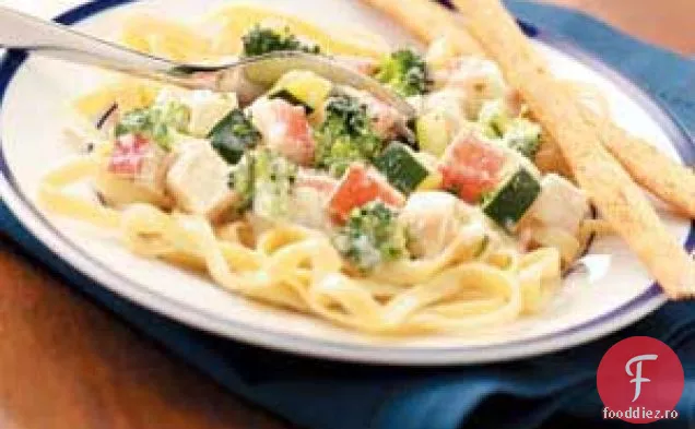 Crab Fettuccine Alfredo