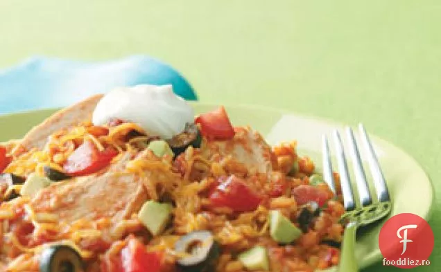 Pui și orez Mexican Ușor