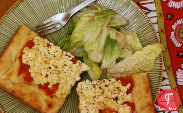 Pizza Tofu Cu Usturoi Și Rozmarin