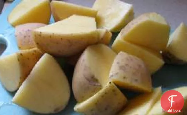 Usturoi Prăjit Gorgonzola Cartofi Zdrobiți