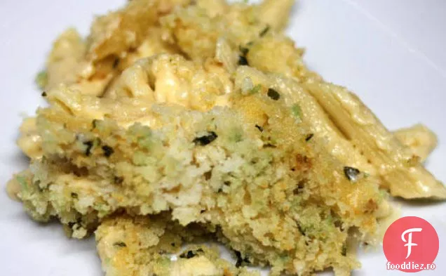 Brânză Fancy Mac ' N cu pesmet cu unt de usturoi